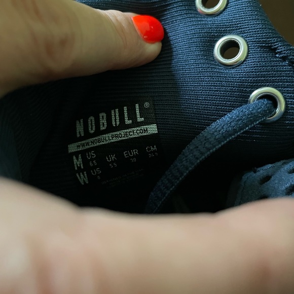 NoBull Dark Floral High Top Trainer - Picture 5 of 8